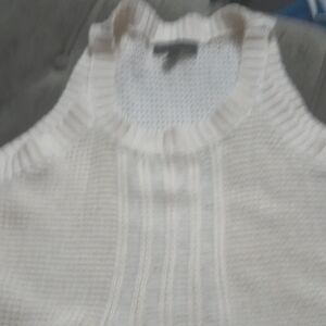 Banana Republic Women's Ivory Cowl Neck Sweater